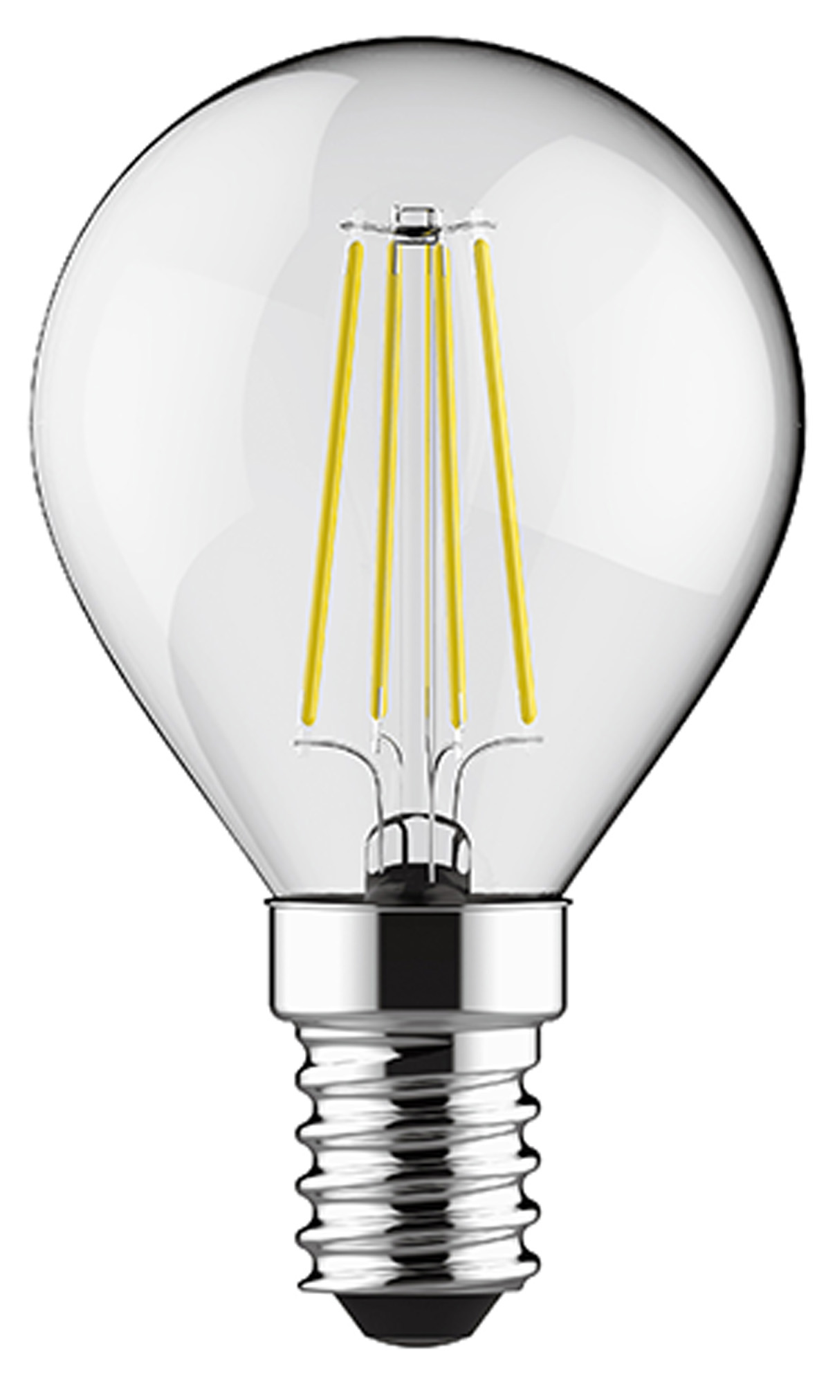 763512133  Value Classic LED Ball E14 4W 2700K 470lm